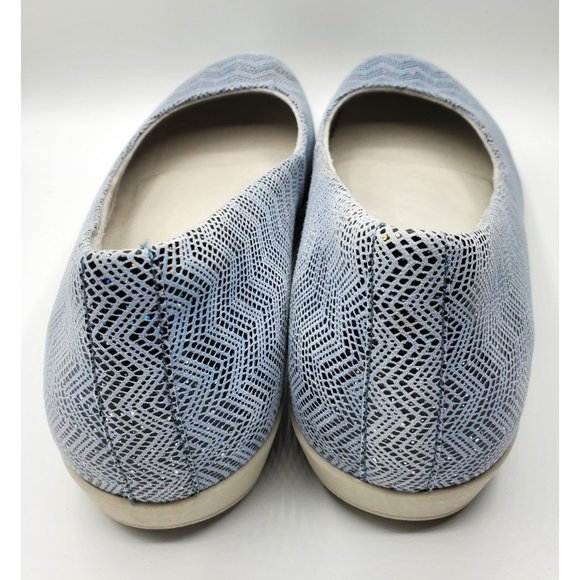 Women's Earth Alder Astoria Ballet Flat - Light Blue Suede, Size 9.5M - EUC - Picture 3 of 5